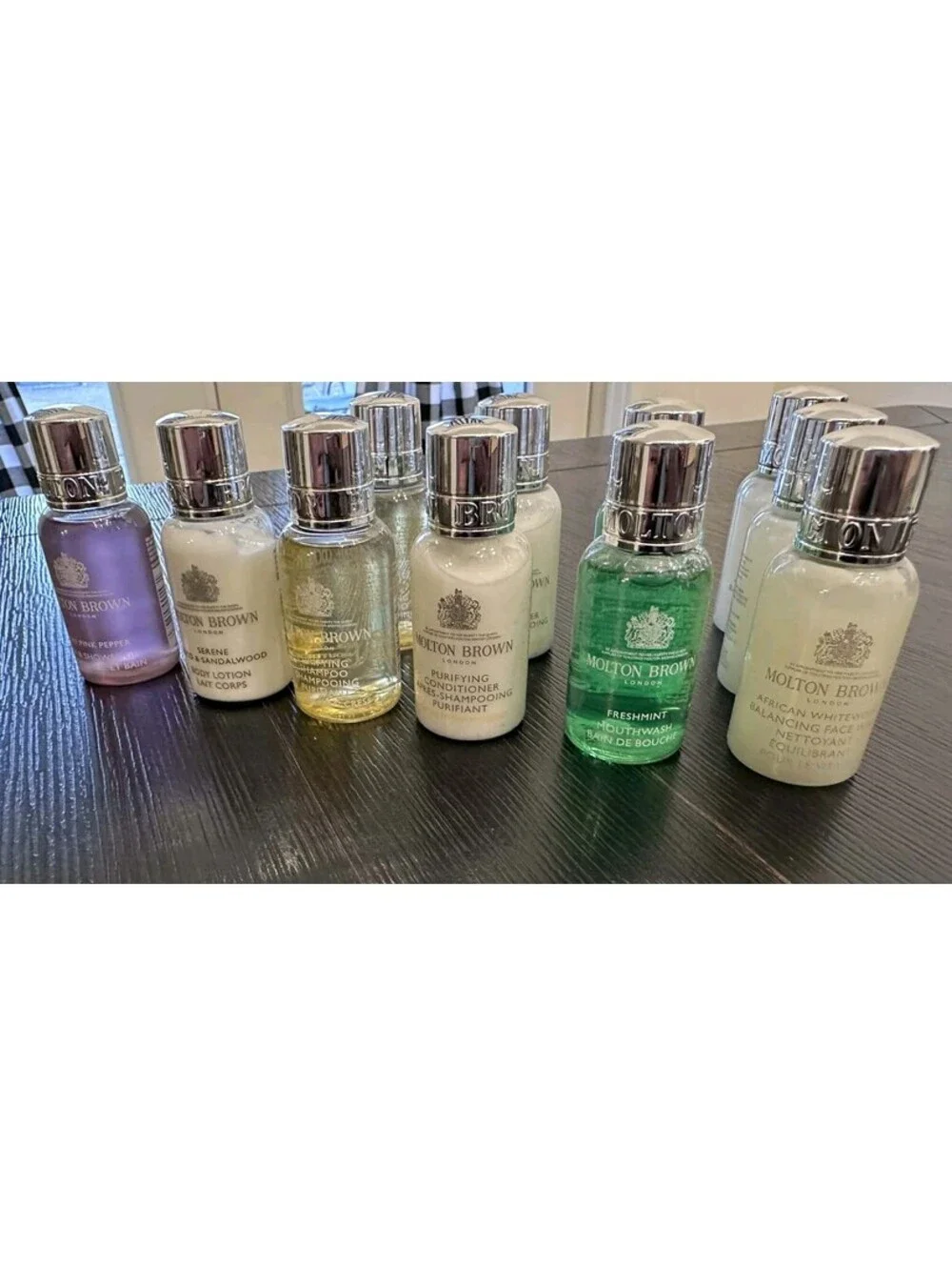 Molton Brown London Travel Size Toiletries Lot 11pc Shampoo Body Wash Lotion New